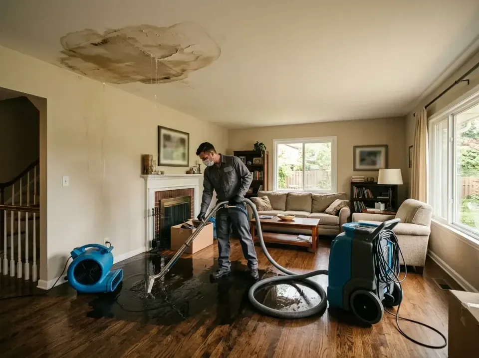 attic-pipe-burst-ceiling-drip-008 — frequently asked questions, Water Damage Restoration & Carpet Care in Madison, MS
